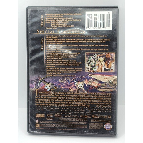 Star Wars, Episode III: Revenge of the Sith (Full Screen Edition) - DVD - Picture 2 of 4